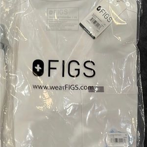 Figs White Catarina one pocket scrub top size XS